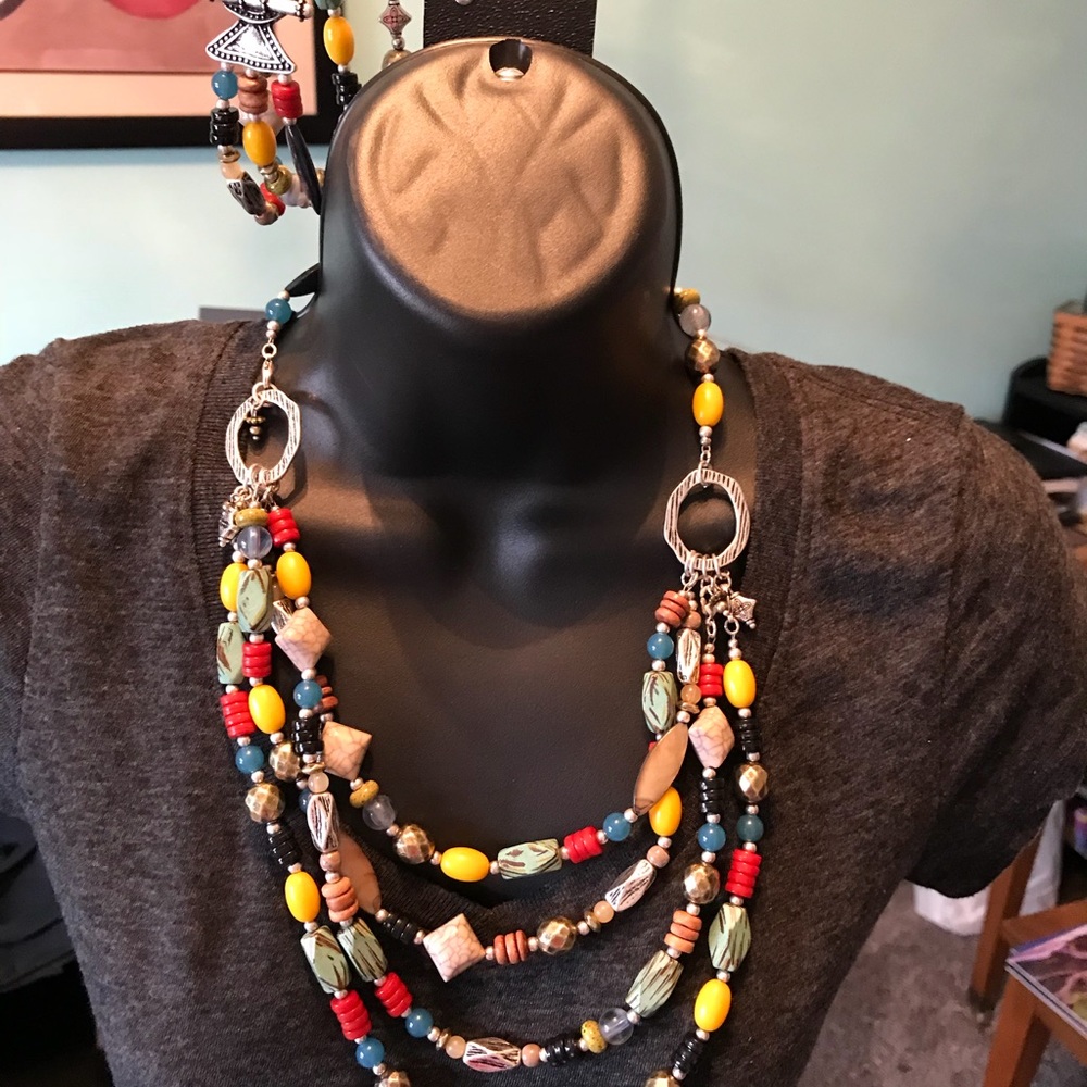 Here comes the sun necklace and matching bracelet